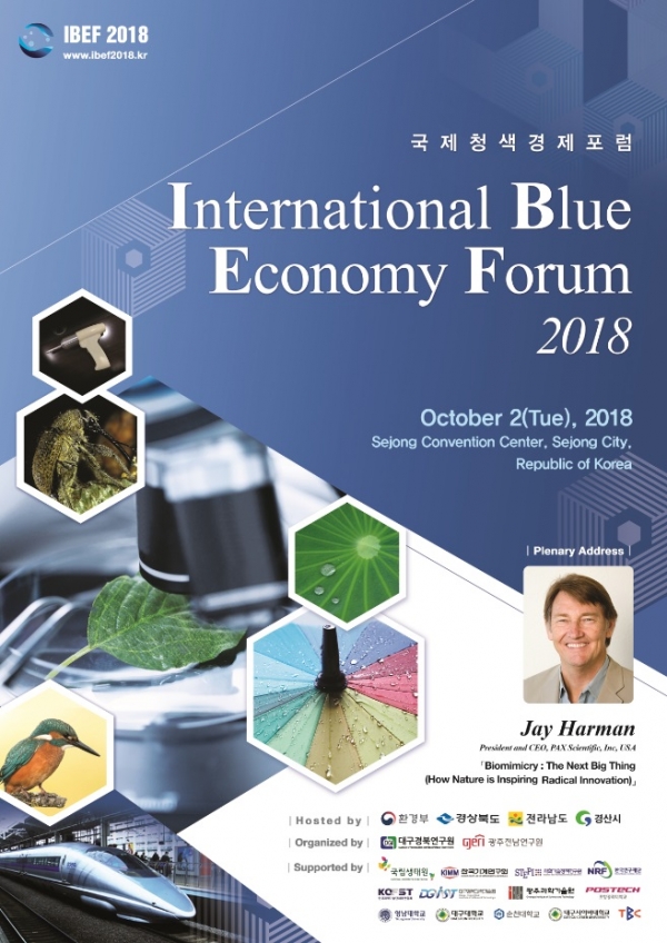 2018 국제 청색경제포럼(IBEF 2018) 포스터