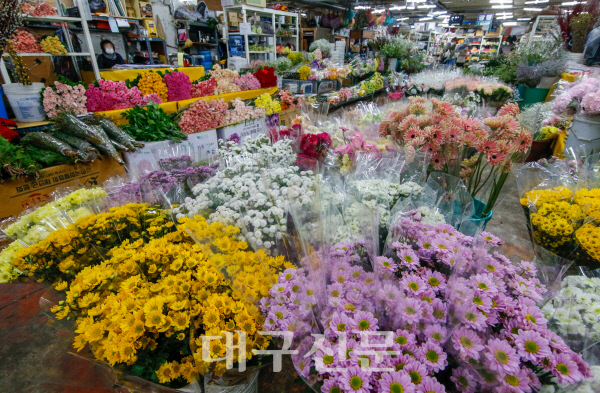 한산한꽃시장