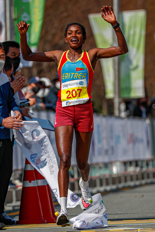 여자 우승 2022 대구국제마라톤대회