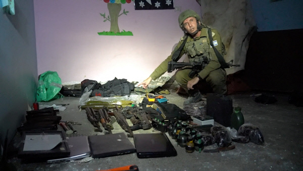 이스라엘군이가자지구병원서발견했다는무기들