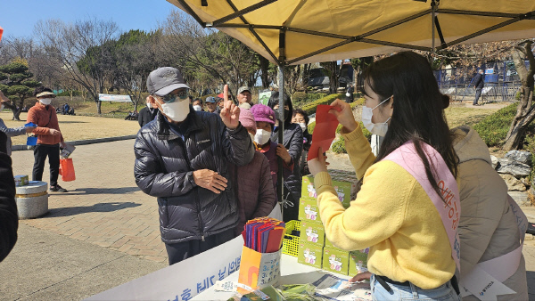 중구보건소 결핵예방 캠페인